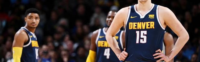  约基奇统治内线掘金大胜森林狼显冠军相